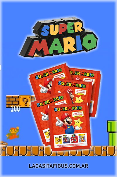 SUPER MARIO (PACK DE 20 SOBRES DE FIGURITAS)