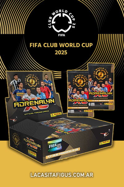 CARTAS ADRENALYN MUNDIAL DE CLUBES 2025 (CAJA DE 24 SOBRES)