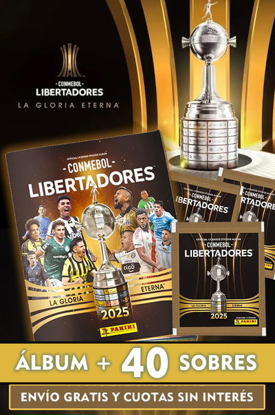 CONMEBOL LIBERTADORES 2025 (COMBO ÁLBUM + 40 SOBRES DE FIGURITAS)