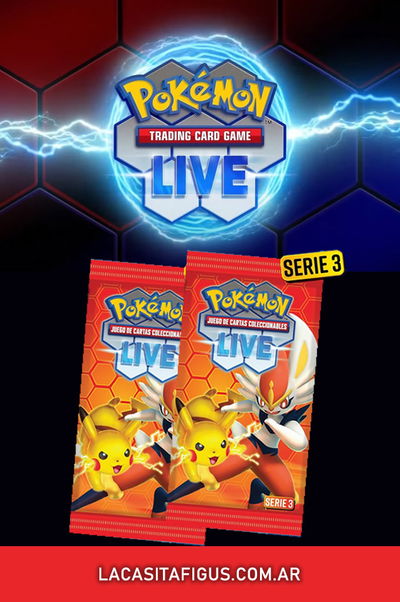 POKÉMON LIVE SERIE 3 (EXTENSIÓN POR 20 SOBRES)