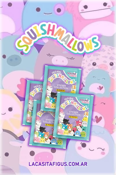 SQUISHIMALLOWS (PACK DE 20 SOBRES DE FIGURITAS)