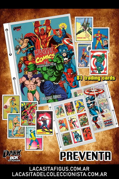 PRE-VENTA: TRADING CARDS MARVEL COMICS: A POWER HOUSE PIN UP