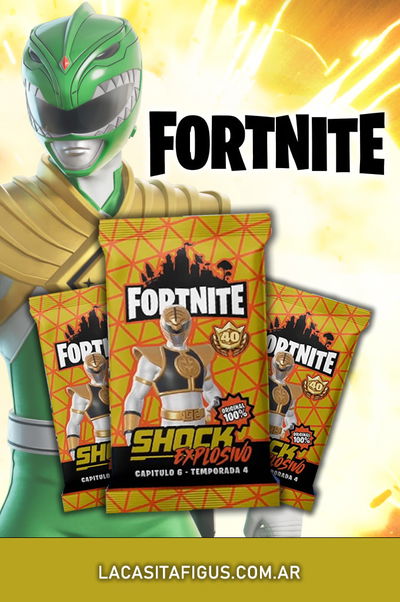 CARTAS FORTNITE SERIE 40 (EXTENSIÓN POR 20 SOBRES)