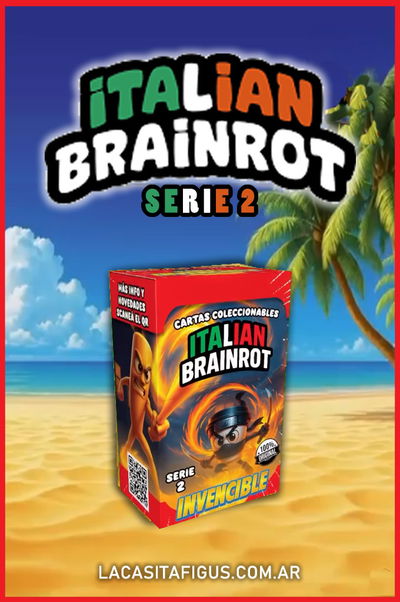 ITALIAN BRAINROT SERIE 02 DE CARTAS COLECCIONABLES (ROJA)(MAZO INICIAL)