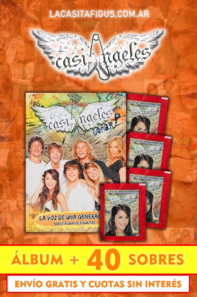 CASI ÁNGELES (COMBO ÁLBUM + 40 SOBRES DE FIGURITAS)