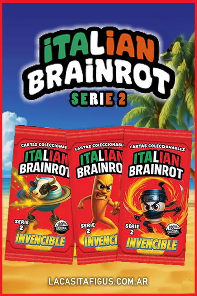 ITALIAN BRAINROT SERIE 02 DE CARTAS COLECCIONABLES (ROJA)(EXTENSIÓN POR 20 SOBRES)