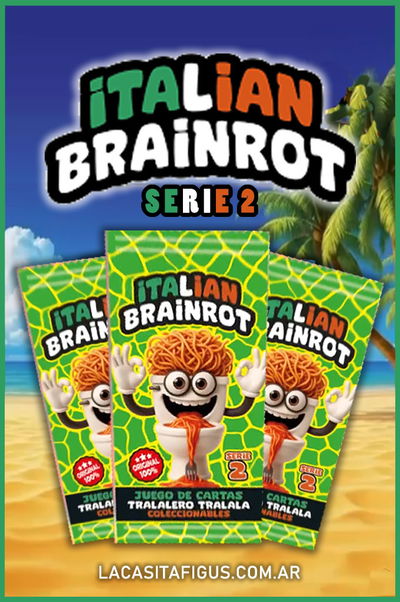 ITALIAN BRAINROT SERIE 02 DE FLASH GONDOR (VERDE)(EXTENSIÓN POR 20 SOBRES)