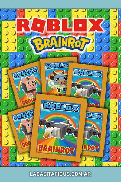 ROBLOX BRAINROT (PACK DE 20 SOBRES DE FIGURITAS)