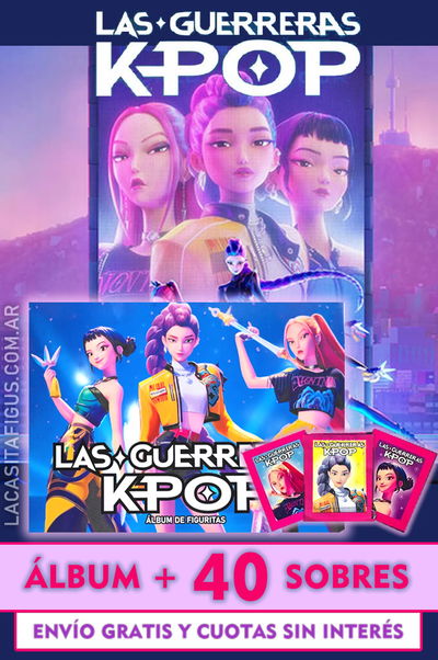 LAS GUERRERAS K-POP (COMBO ÁLBUM + 40 SOBRES DE FIGURITAS)