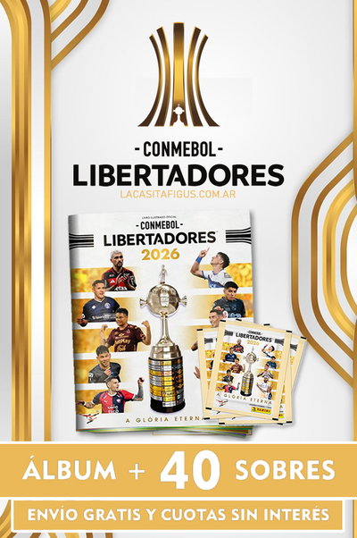 CONMEBOL LIBERTADORES 2026 (COMBO ÁLBUM + 40 SOBRES DE FIGURITAS)