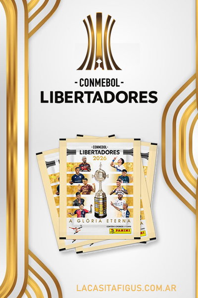 PRE-VENTA: CONMEBOL LIBERTADORES 2026 (PACK DE 20 SOBRES DE FIGURITAS)
