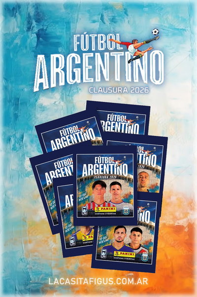 FÚTBOL ARGENTINO 2026 (PACK DE 20 SOBRES DE FIGURITAS)