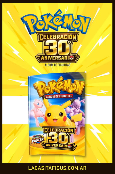 POKÉMON - CELEBRACIÓN 30 ANIVERSARIO (ÁLBUM DE FIGURITAS)