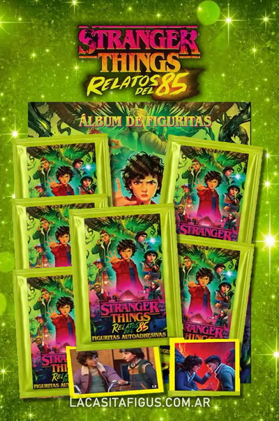 STRANGER THINGS - RELATOS DEL ´85 (PACK DE 20 SOBRES DE FIGURITAS)