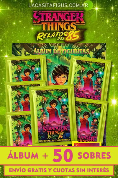 STRANGER THINGS - RELATOS DEL ´85 (COMBO ÁLBUM + 50 SOBRES DE FIGURITAS)