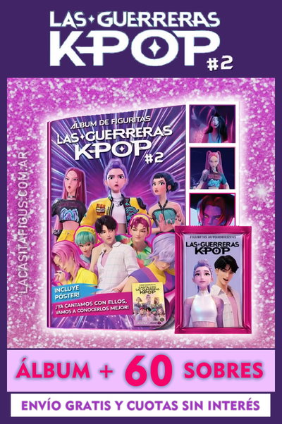 LAS GUERRERAS K-POP 2 (COMBO ÁLBUM + 60 SOBRES DE FIGURITAS)