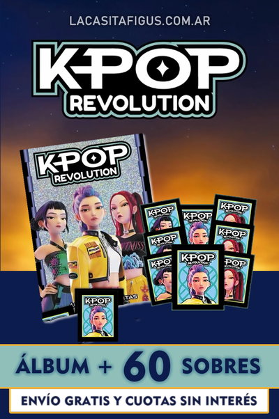 K-POP REVOLUTION (COMBO ÁLBUM + 60 SOBRES DE FIGURITAS)