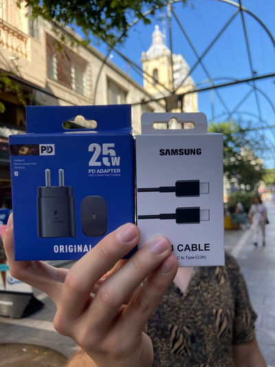 CARGADOR CERTIFICADO SAMSUNG 25W CON CABLE