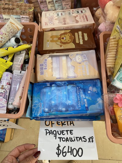 Paquete de toallitas X8