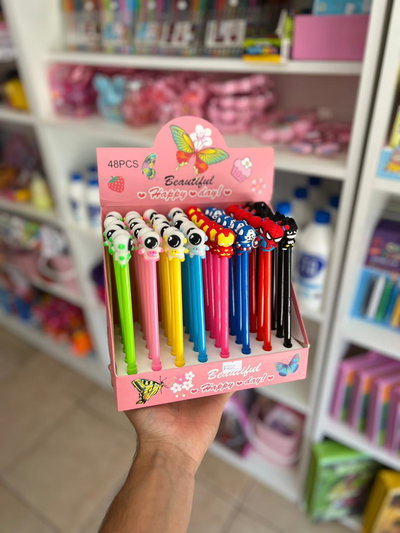 Lapicera escolar personajes varios