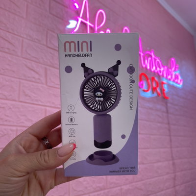 VENTILADOR DE MANO KUROMI