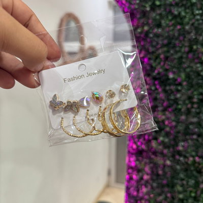 SET DE ARITOS X6 PARES