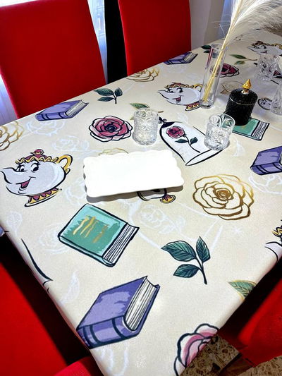 Mantel la bella y la bestia