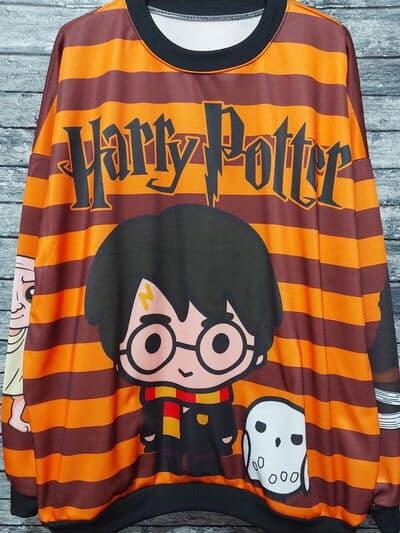 Buzo talle 7 Harry Potter rayado