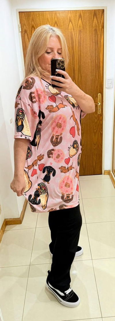 Camisón talle 7 Perrito salchicha