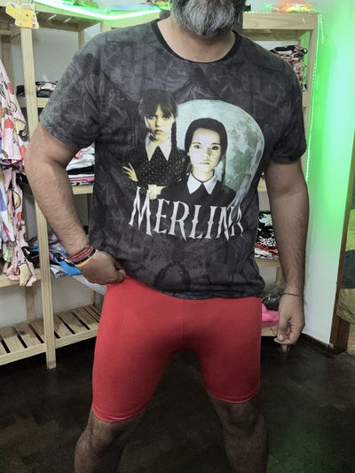 Calza roja lisa abarca hasta el talle 48