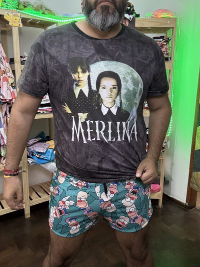 Short Krusty Talle unicornio abarca hasta el talle 48