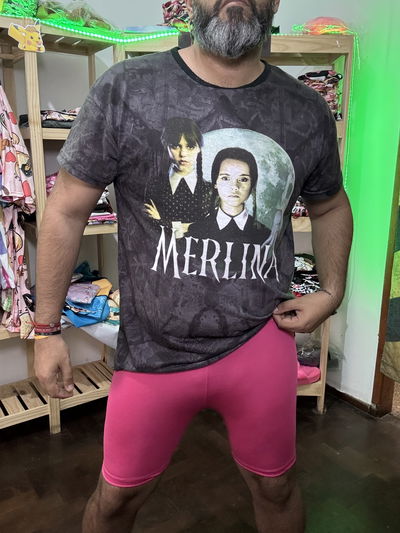 Calza fucsia lisa abarca hasta el talle 48