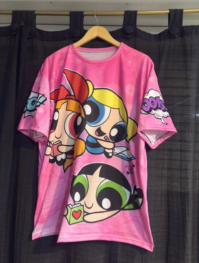 Remeron talle 6 chicas superpoderosas rosa