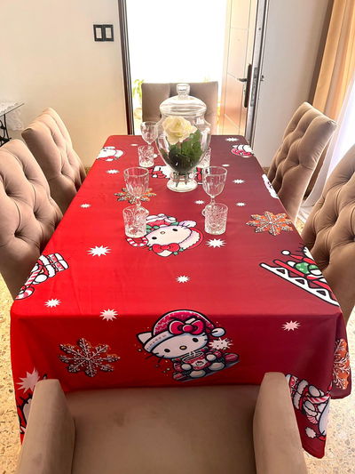 Mantel navideño kitty