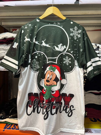 Remeron talle 6 Mickey verde Navidad 