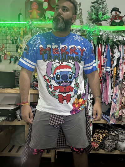 Remeron talle 6 stitch Navidad