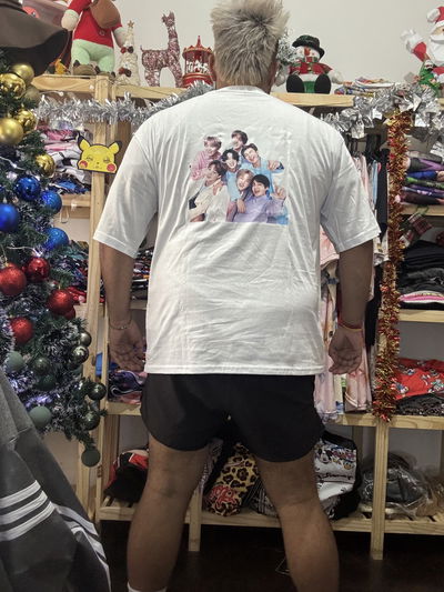 Remeron BTS BLANCO talle único Abarca hasta el talle XXL