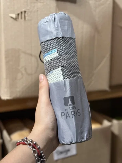 Toallon secado rápido color gris