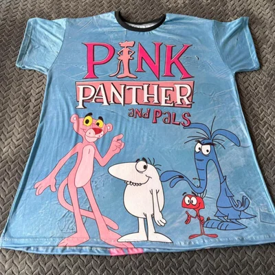 Remeron pantera Rosa celeste modal talle 6