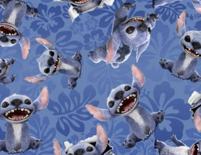 Buzón manta de plush Stitch película 