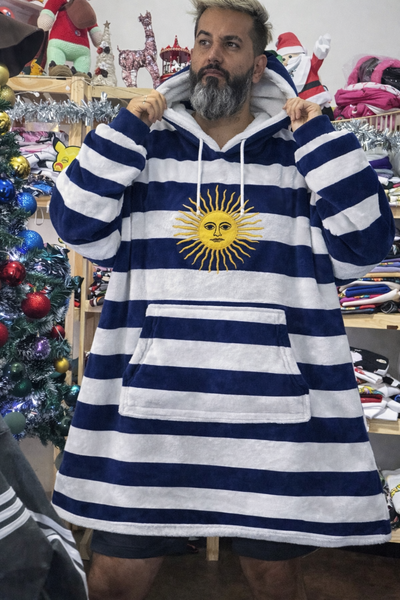PRE-VENTA Buzón manta Argentina azul y blanco 