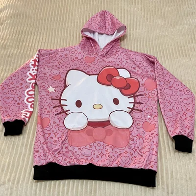 Maxi Buzo kitty rosa 