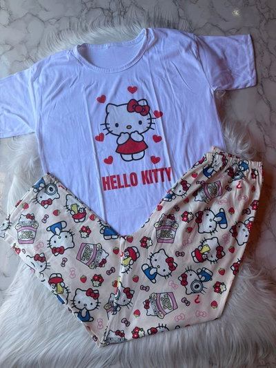 Pijama Kitty otoño talle 54/56