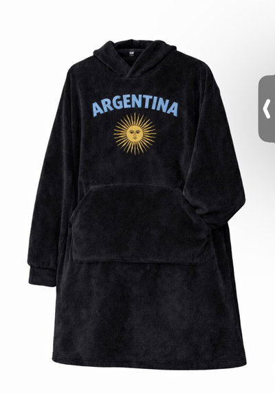 Buzón manta Argentina negro 