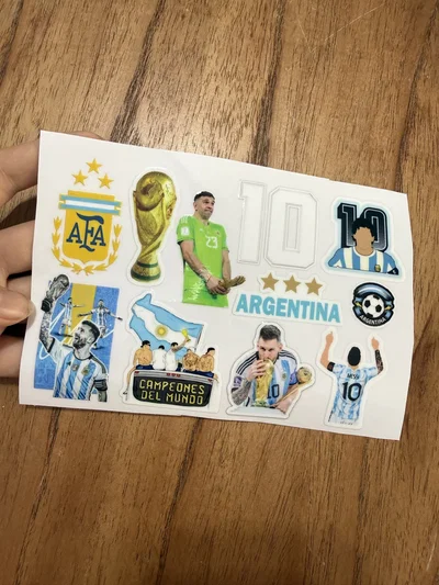 Stickers UV Argentina Messi