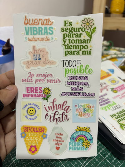 Stickers UV Frases