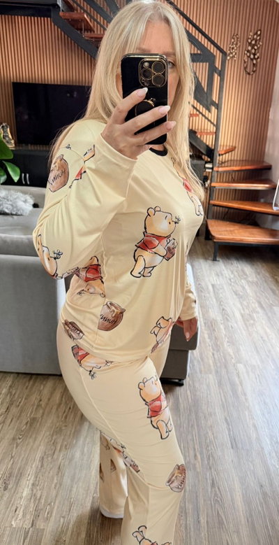 Pijama Winnie poh talle 64/66 