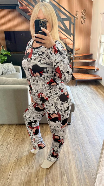 Pijama mafalda diario talle 64/66 