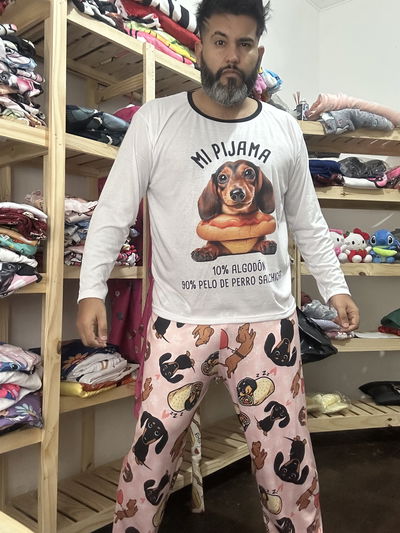 Pijama talle 60 perrito salchicha 