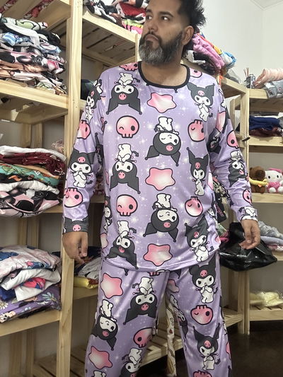 Pijama Kuromi abarcan hasta el talle 64/66